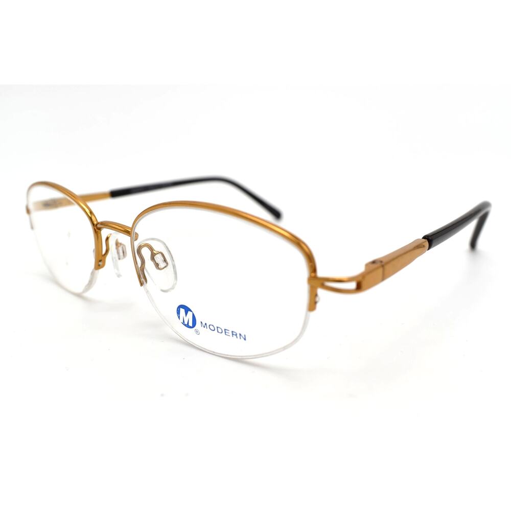 Modern Camille Brown 51-19-135mm Eyeglasses FRAMES ONLY - VERY GOOD CONDITION